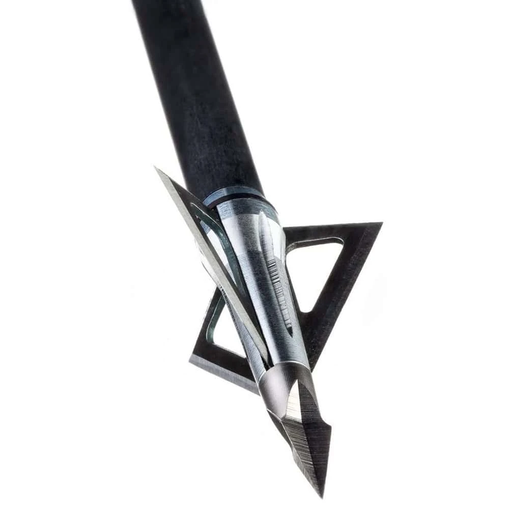 Grim Reaper Broadheads Hades PRO Broadhead 3 Blade Fixed 1 3/16″ Cut 100 Grain 3 Pack