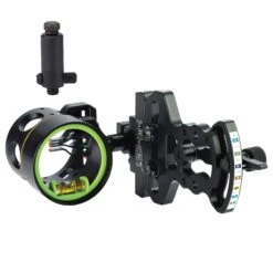 HHA Sports Bow Sight Tetra LT Slider .010 4 Pin 1 3/4″ Dia Right Hand TLT-4510 W/ Free Sight Light