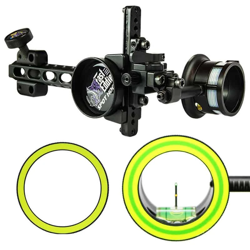 Spot Hogg Sight Fast Eddie XL Double Pin .010 Long Bar Right Hand W/ Alignment Rings FEXL2RH10G