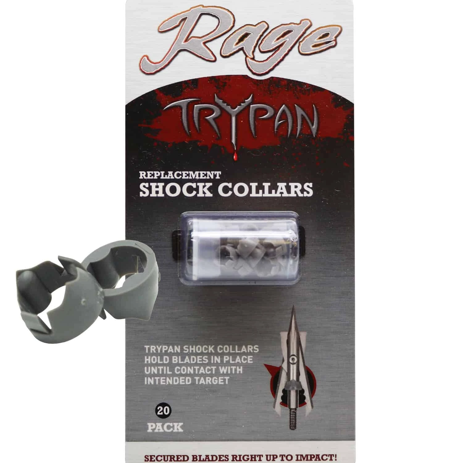 Rage Replacement Shock Collars For Rage Hypodermic Trypan R35107