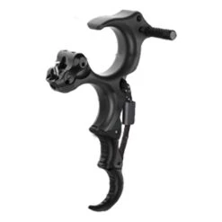 TRU Ball Archery Release HBC Flex 3-4 Finger Black Medium Thumb Release Brass Back-Tension THBF-BT-M