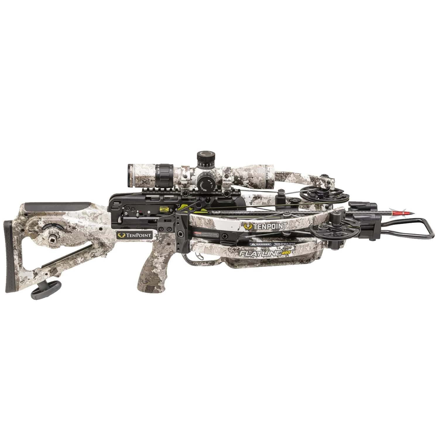 TenPoint Crossbow Flatline 460 ACUslide Veil Alpine CB23008-6889 *(w/FREE 6pk Broadheads, EVO-X Bolts & Sling) - Image 2